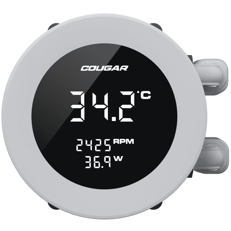 Refrigeración Líquida Cougar Poseidón Vistek ARGB 240mm White Compatible Intel y AMD vista 2
