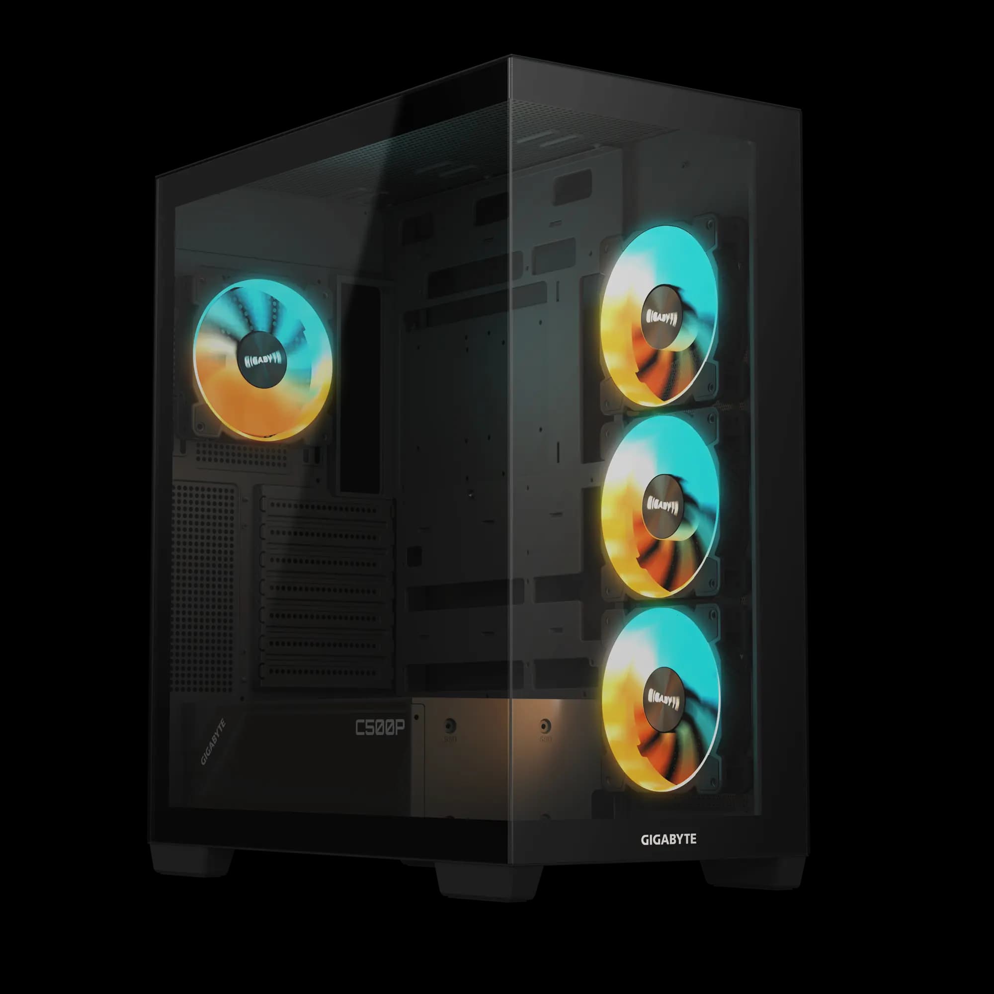 Gabinete GIGABYTE C500 Panoramic Stealth (Black Edition)