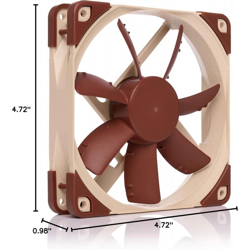 Ventilador Noctua NF-S12A PWM Silencioso 120mm vista 2