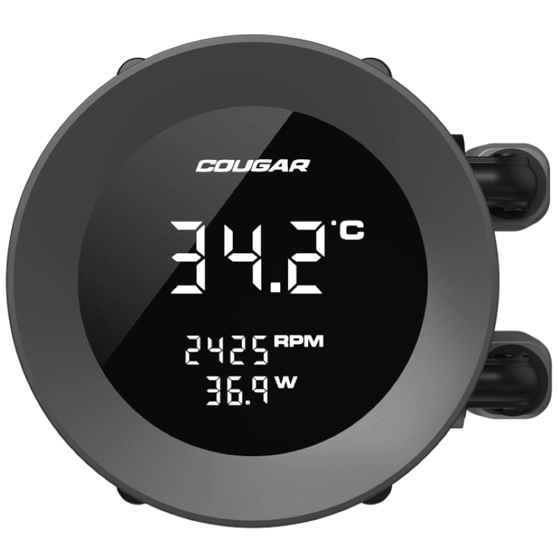 Refrigeración Líquida Cougar Poseidon Vistek ARGB 360mm Black Compatible Intel y AMD vista 2