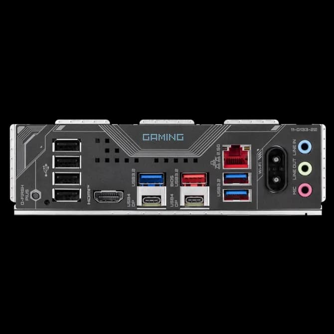 Placa Madre Gigabyte X870 GAMING WIFI6 AM5 ATX DDR5 USB4 vista 4