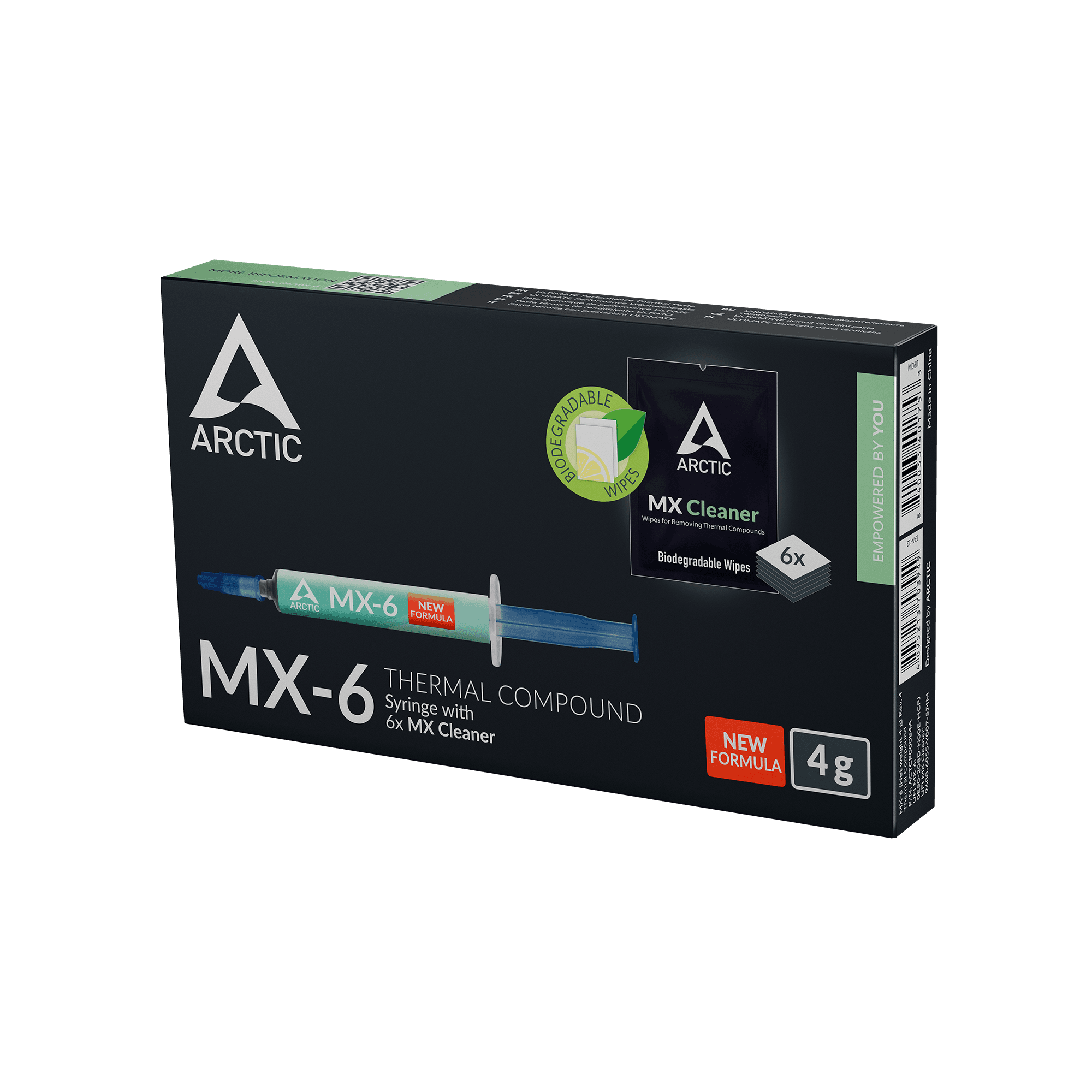 Pasta Térmica ARCTIC MX-6 4g con MX Cleaner – Alto Rendimiento