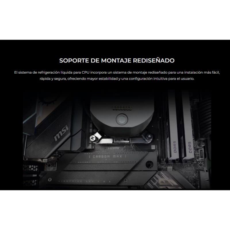 Refrigeración Líquida Lian Li HydroShift II LCD-S 360mm Blanco vista 4