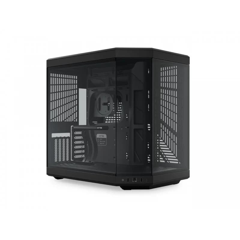 Gabinete HYTE Y70 Black ATX — con Riser PCIe 4.0 — Panorámico — No incluye LCD