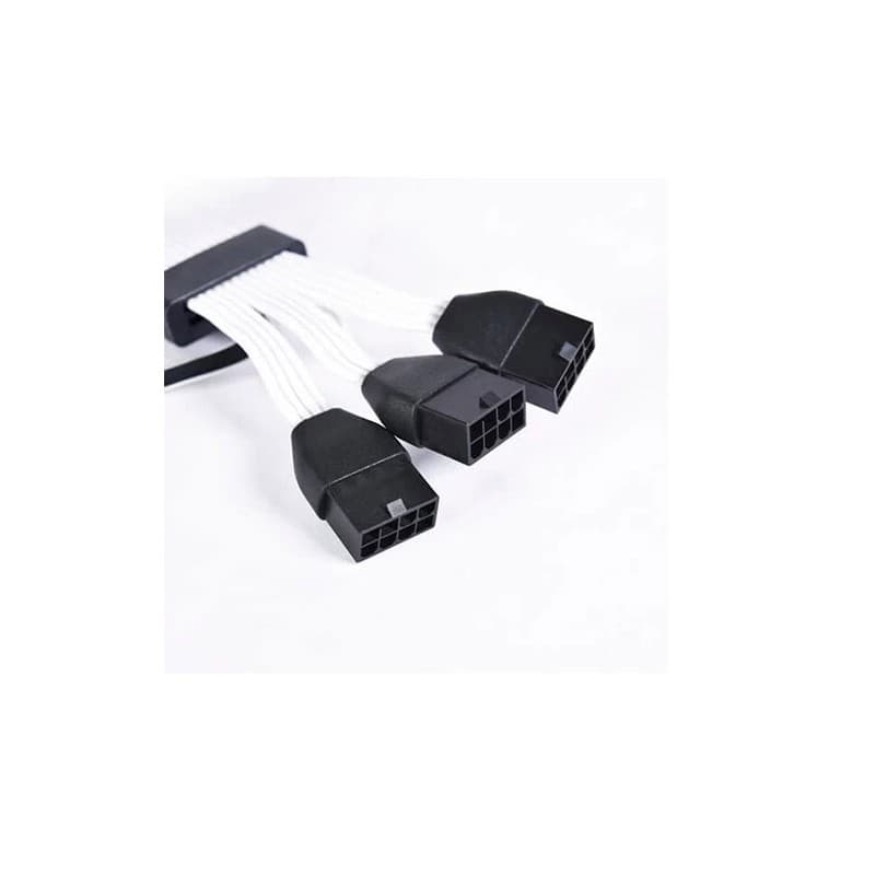 Cable GPU Lian Li Strimer RGB Conector 3x8 PIN - 12VHPWR vista 3