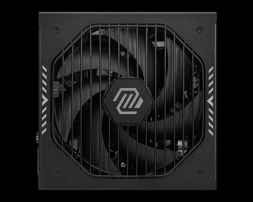 Fuente de Poder MSI MAG A850GLS PCIE5 850W 80 Plus Gold ATX Modular vista 2