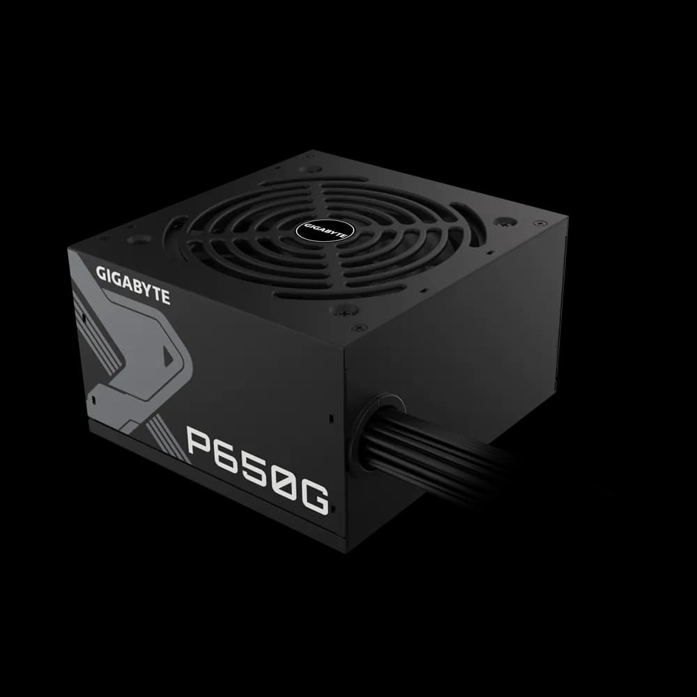 Fuente de Poder Gigabyte P650G 650W 80+ Gold – ATX / Cables Planos Negros vista 4