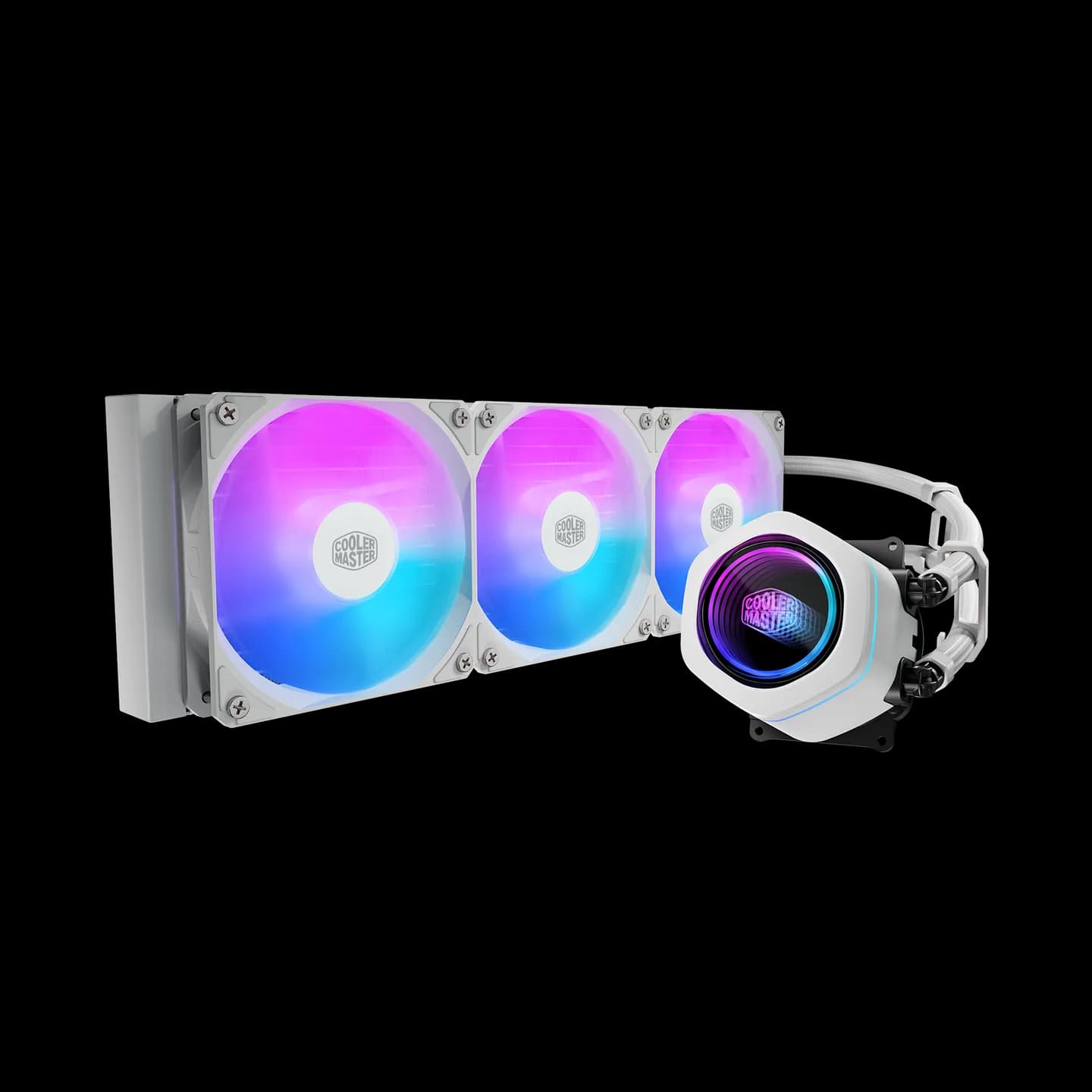 Refrigeración Líquida Cooler Master MasterLiquid Core Nex ARGB 360mm White Compatible Intel y AMD