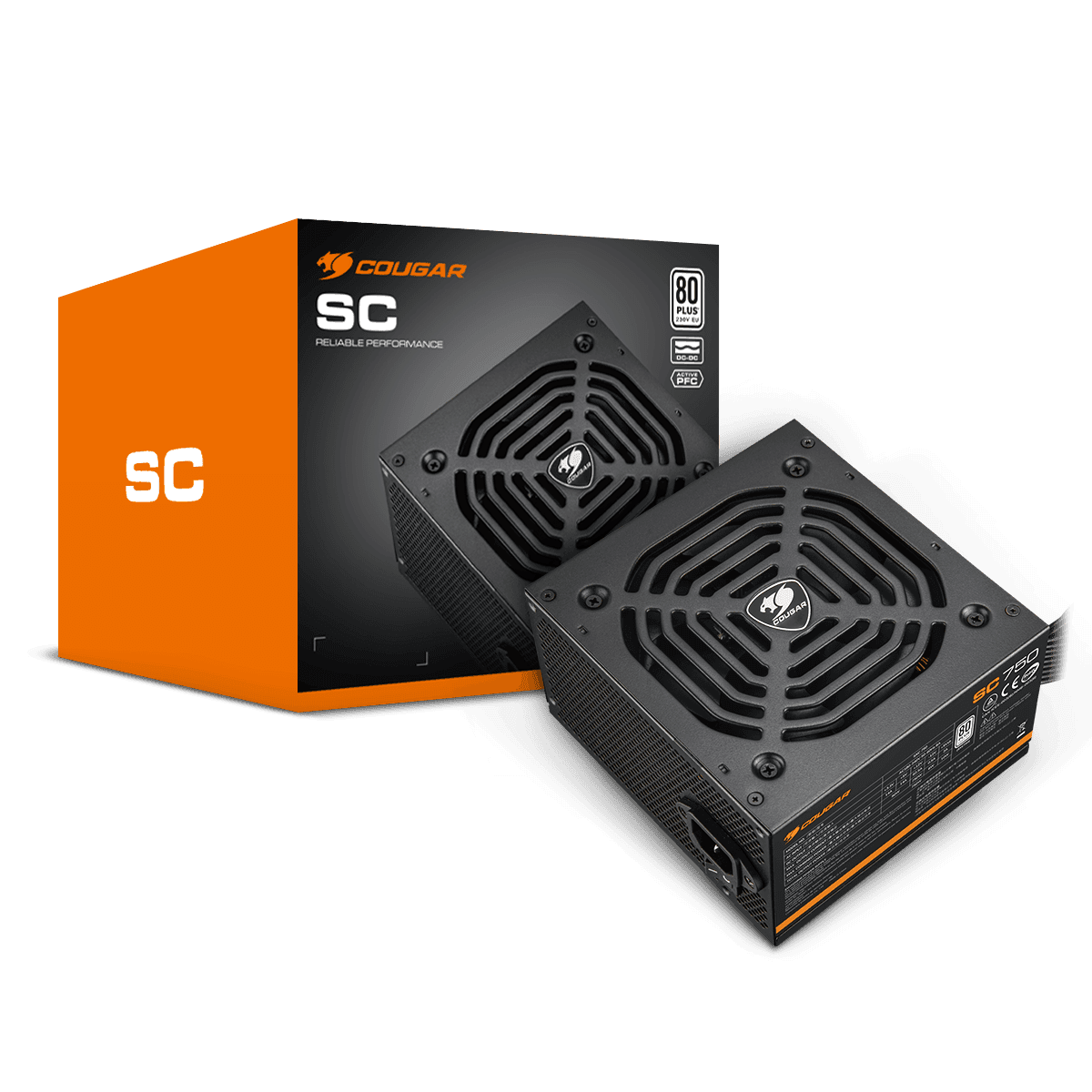Fuente de Poder Cougar SC650 650W 80 Plus ATX No Modular