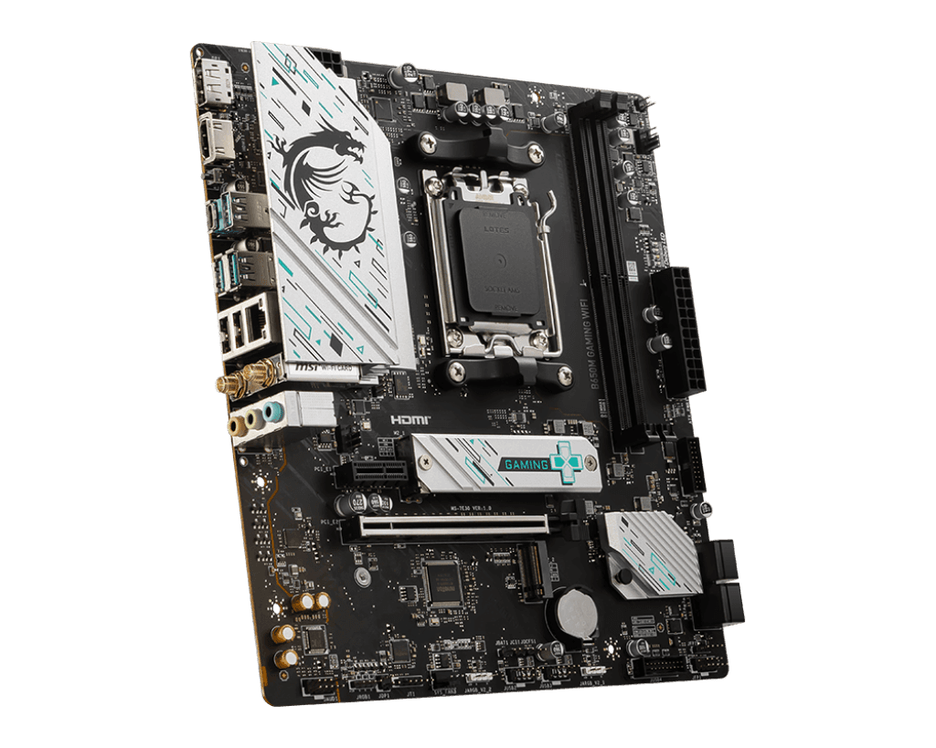 Placa madre MSI B650M GAMING WIFI AM5 DDR5 vista 3