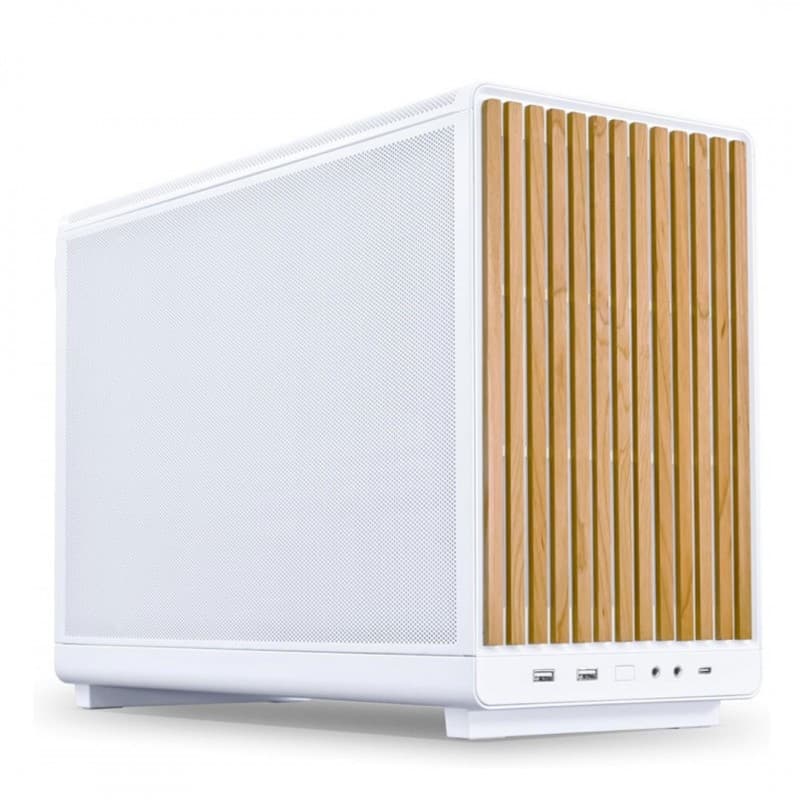 Gabinete Lian Li A3 mATX White Wood Mesh
