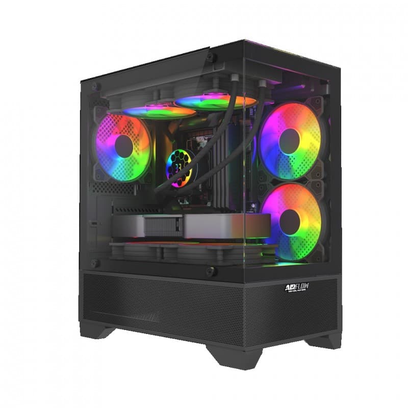Gabinete AirFlow 10D10 MAX Micro-ATX RGB