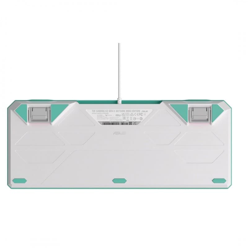 Teclado Mecánico ASUS TUF Gaming K3 Gen II Edición Hatsune Miku vista 4