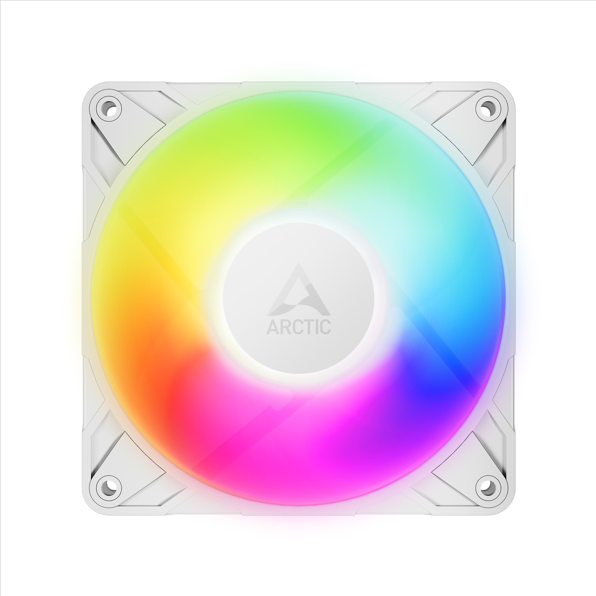 Ventiladores ARCTIC P12 Pro A-RGB White 120mm PWM – Pack 3 White vista 2