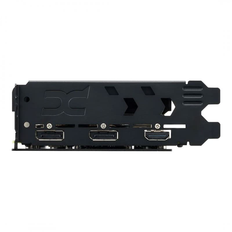 Tarjeta de Video PowerColor RX 9060 XT Hellhound 16GB GDDR6 Triple Fan PCIe 5.0 OC vista 2