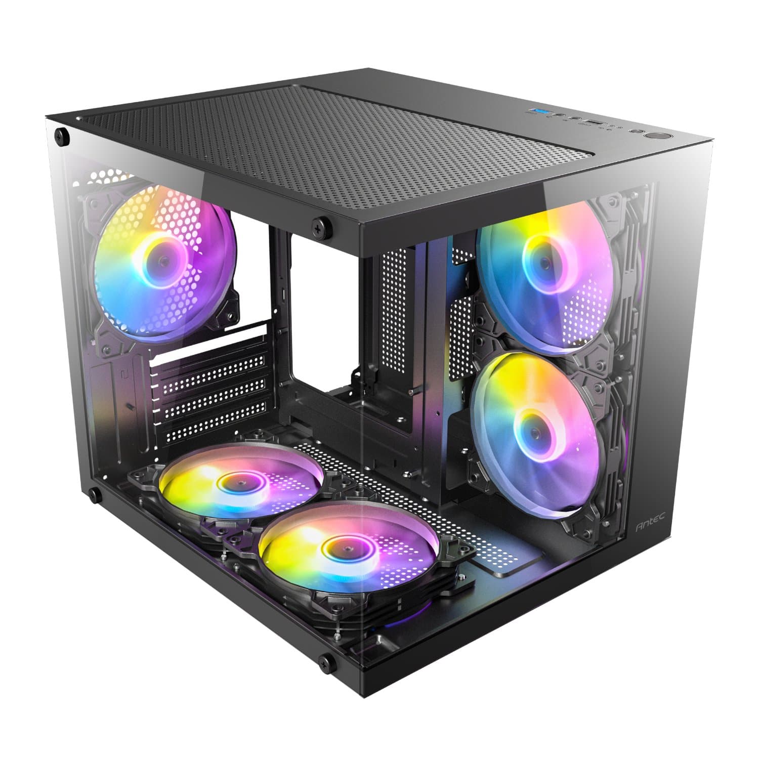 Gabinete ANTEC VCX20M RGB ELITE - 5 VENTILADORES INCLUIDOS