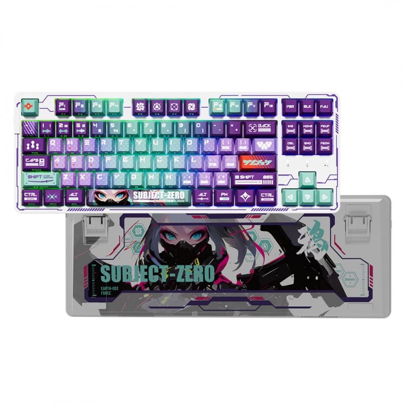 Teclado Mecánico Dareu EK87 Pro SUBJECT-ZERO 1 RGB Inalámbrico