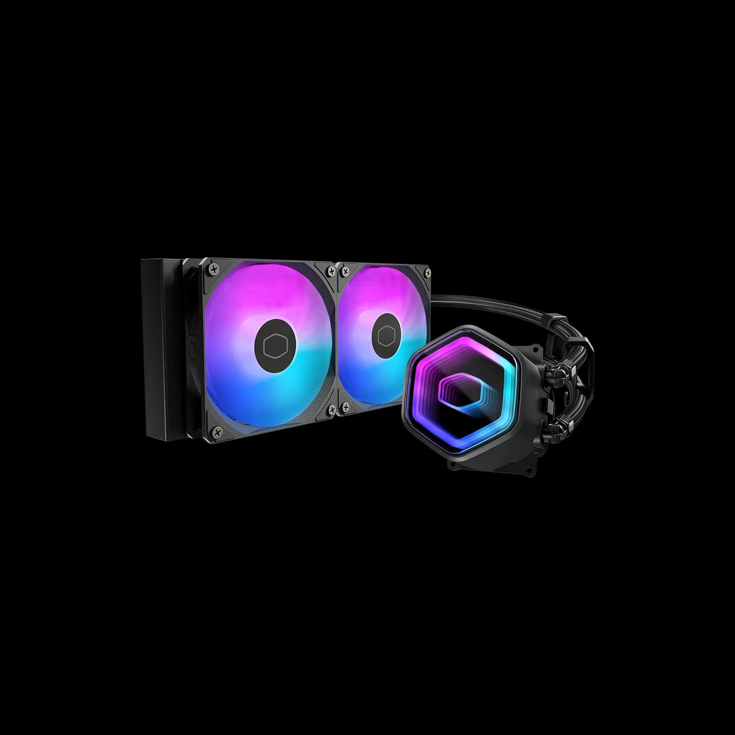 Refrigeración Líquida Cooler Master MasterLiquid Core II ARGB 240mm Black Compatible Intel y AMD