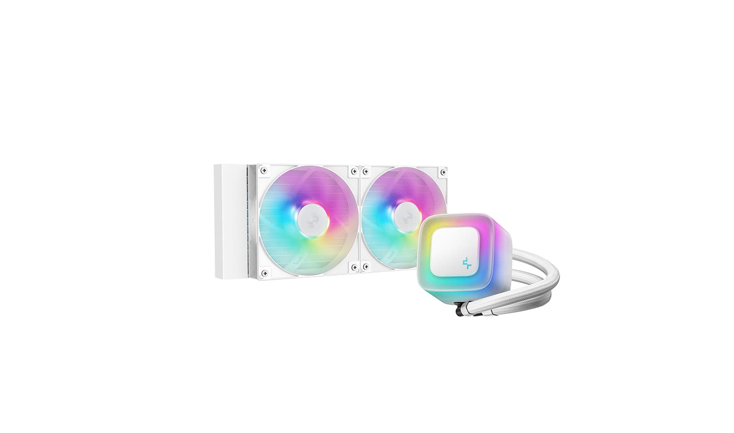 Refrigeración Líquida DeepCool LE240 WH V2 Blanca ARGB 240mm PWM