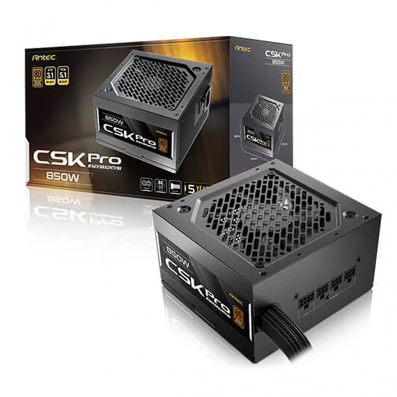 Fuente de Poder Antec CSK850 Pro 850W 80+ Bronze ATX 3.1 PCIe 5.1