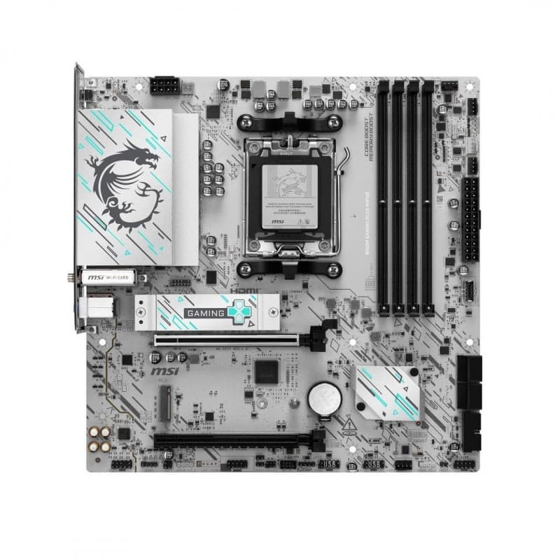 Placa Madre MSI B840M Gaming WIFI6E AM5 DDR5 mATX PCIe 4.0 vista 2