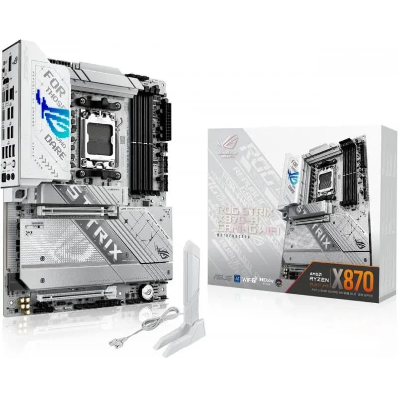 Placa Madre ASUS ROG STRIX X870-A GAMING WIFI – AM5, DDR5, PCIe 5.0, Wi-Fi 7, USB4, ATX