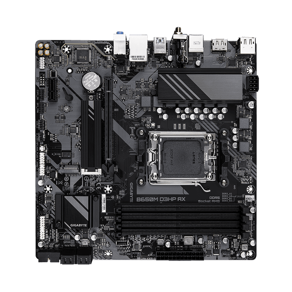 Placa Madre Gigabyte B650M D3HP AX AM5 DDR5 WiFi 6E Micro-ATX vista 4