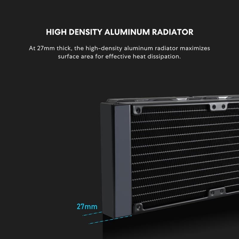 Refrigeración Líquida Lian Li Galahad II Lite 240R 240mm vista 3