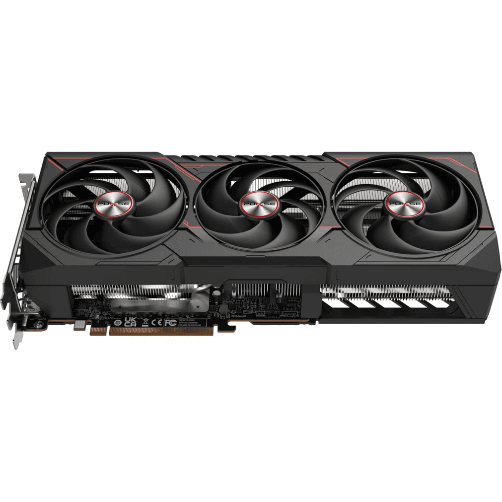 Tarjeta de Video Sapphire Pulse Radeon RX 9070 XT 16GB GDDR6 PCIe 5.0 vista 2