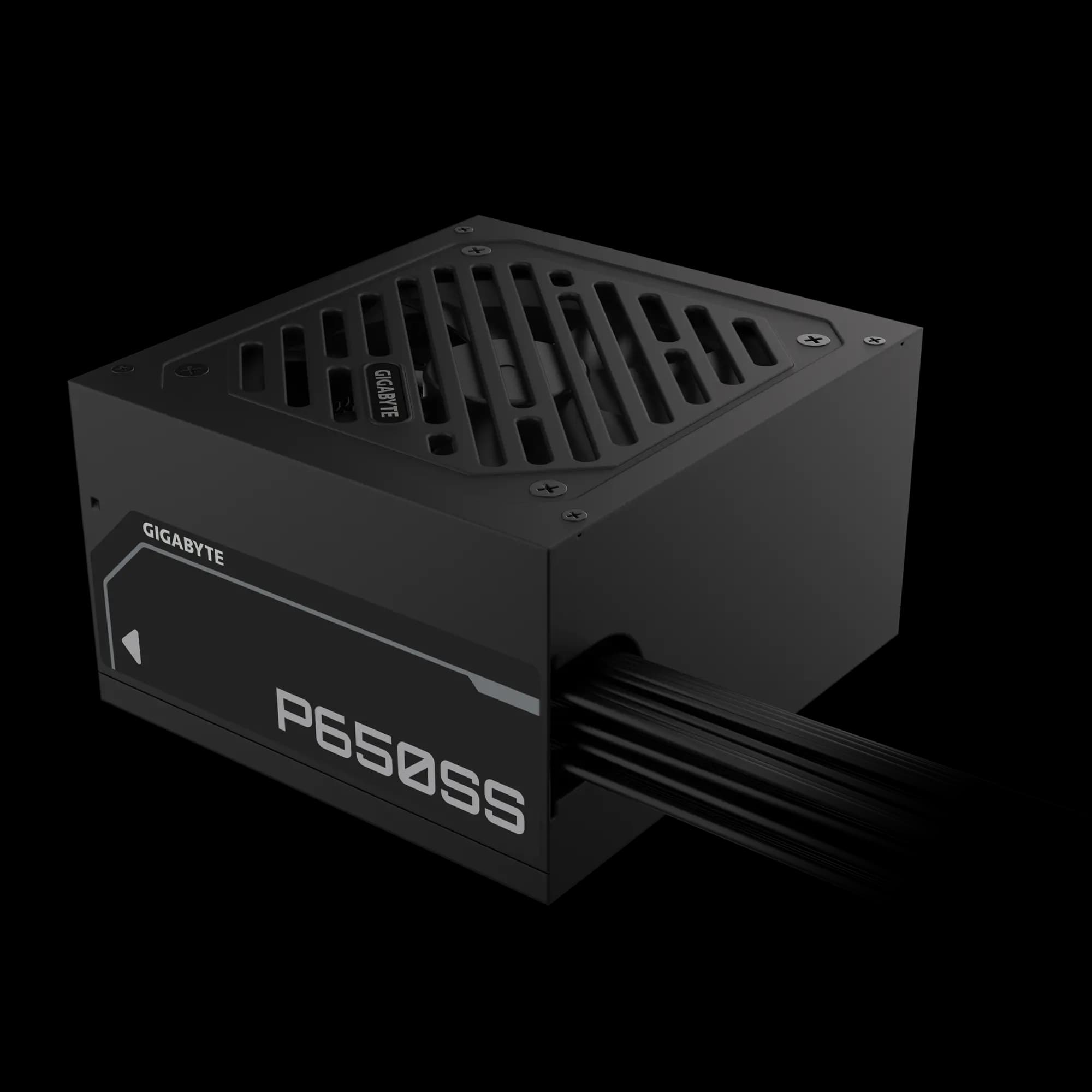 Fuente de poder Gigabyte 650w P650SS 80+ Silver vista 2