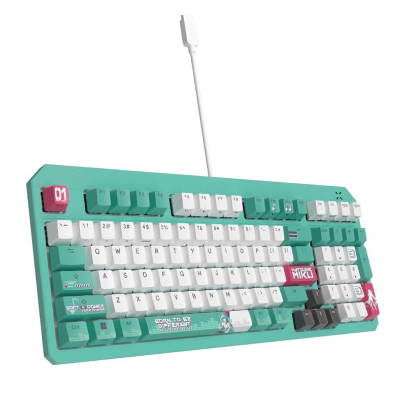 Teclado Mecánico ASUS TUF Gaming K3 Gen II Edición Hatsune Miku vista 2