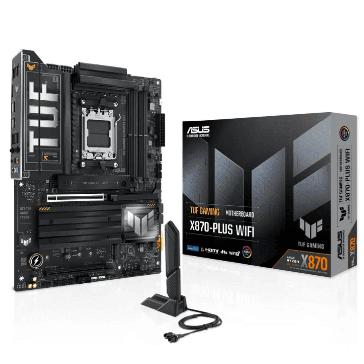 Placa Madre ASUS TUF GAMING X870-PLUS WIFI AM5 DDR5 PCIe 5.0 WiFi 7