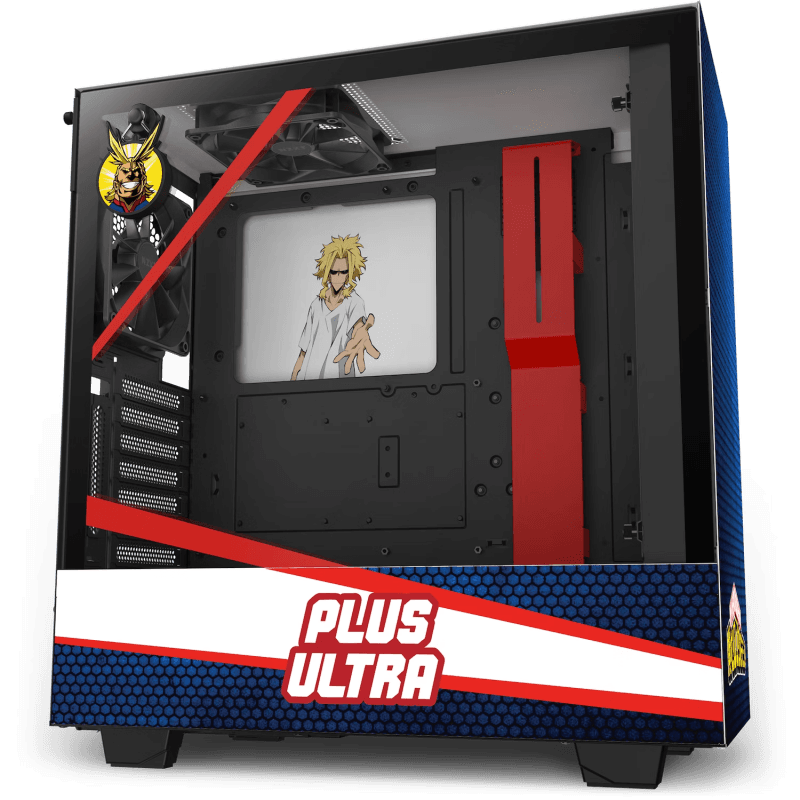 Gabinete NZXT H510i All Might ATX vista 2