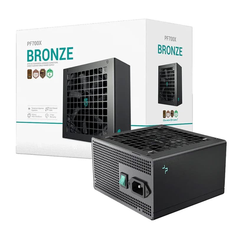 Fuente de Poder DeepCool PF700X ATX 700W 80+ Bronce