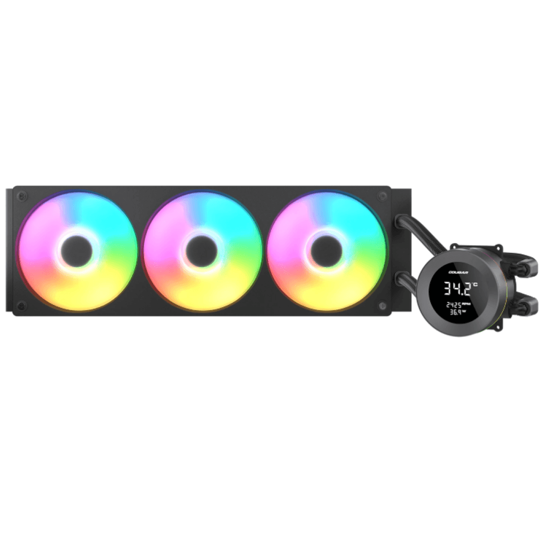 Refrigeración Líquida Cougar Poseidon Vistek ARGB 360mm Black Compatible Intel y AMD