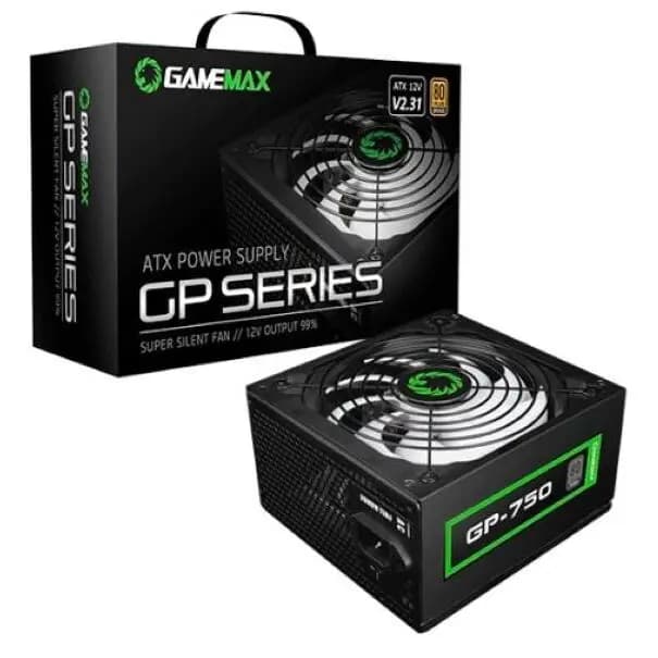 Fuente de Poder GameMax GP-750 750W 80 Plus Bronze ATX