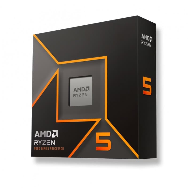 Procesador AMD Ryzen 5 9600 6 Núcleos 12 Hilos 5.2GHz AM5 Zen 5 con Cooler