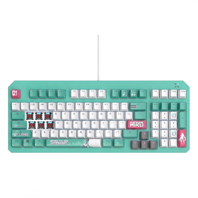 Teclado Mecánico ASUS TUF Gaming K3 Gen II Edición Hatsune Miku