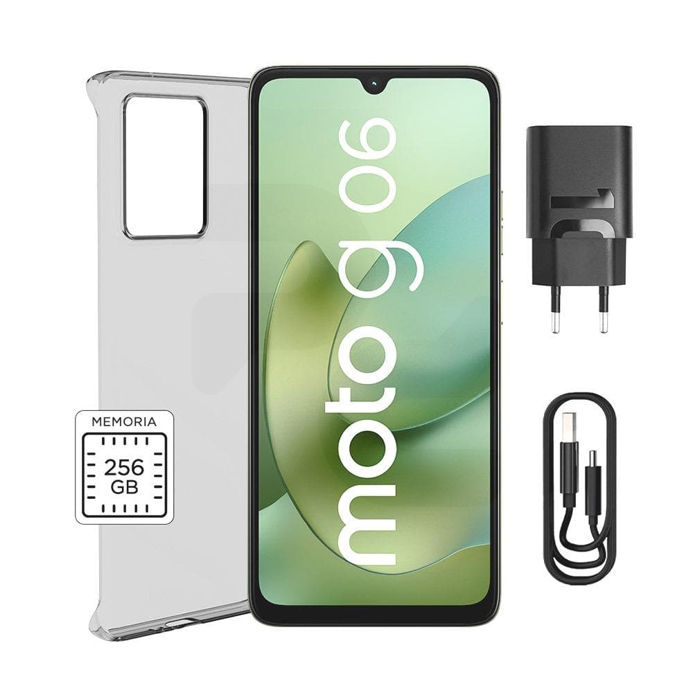Celular Motorola Moto G06 256GB 4GB RAM 4G Verde Liberado