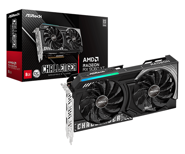 Tarjeta de Video Radeon RX 9060 XT Challenger 8GB OC GDDR6