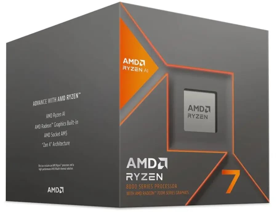 Procesador AMD Ryzen™ 7 8700G | 8 Núcleos, 16 Hilos, hasta 5.1GHz, Gráficos Integrados | Socket AM5