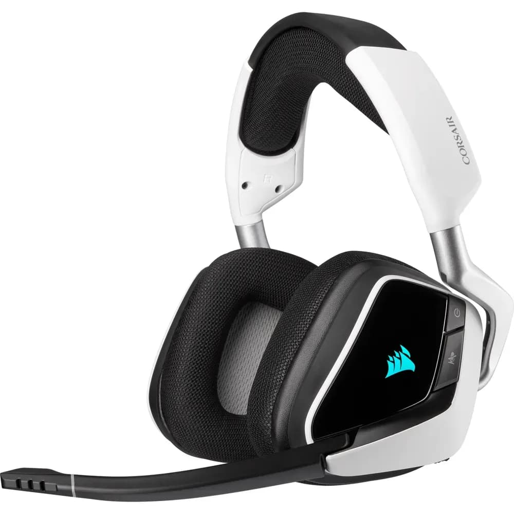Auriculares Corsair VOID RGB ELITE Wireless 7.1 Blanco – Premium, Inalámbricos y con RGB