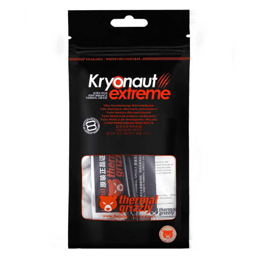 Pasta Térmica Kryonaut Thermal Grizzly Extreme 2g – Máximo Nivel Entusiasta