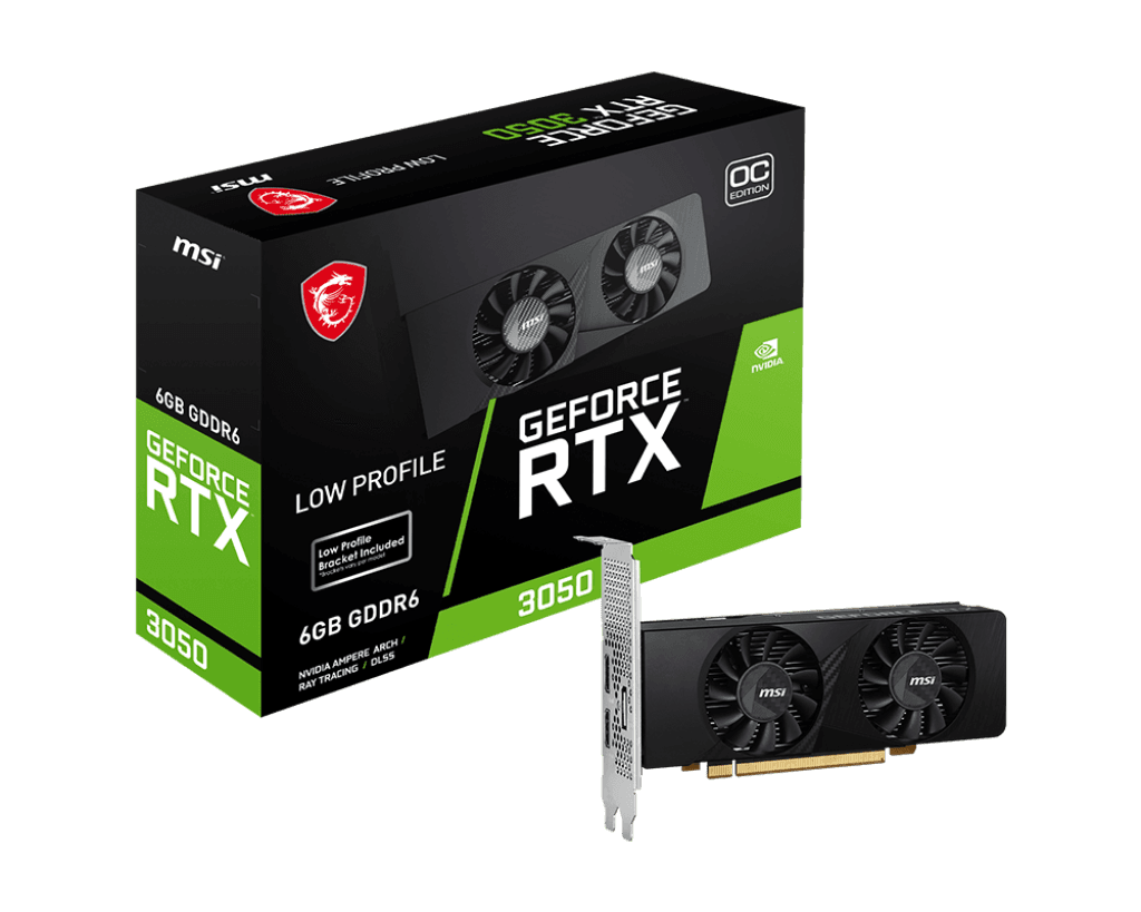 Tarjeta de Video MSI GeForce RTX 3050 LP 6G OC