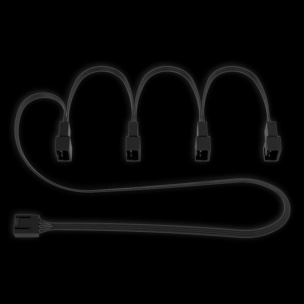 Cable Splitter ARCTIC para 4 Ventiladores PWM con conector 4-Pines (70cm)
