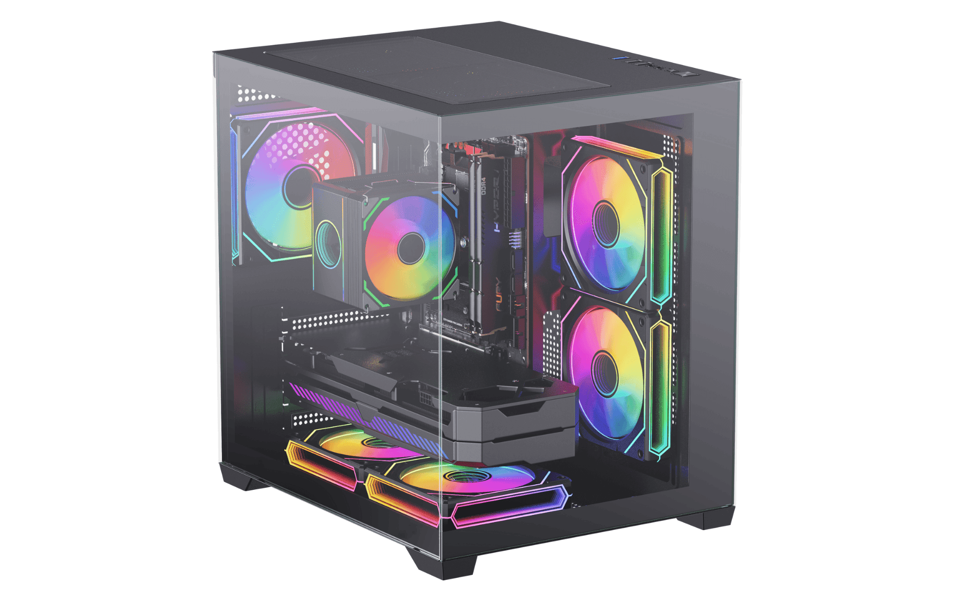PC Gamer RX 9060 XT 16GB Ryzen 5 5500 32GB RAM DDR4 1TB SSD