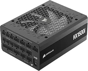 Fuente de Poder Corsair HX1500i 1500W Platinum — ATX 3.1, Full Modular, 12V-2x6, Ultra Silenciosa