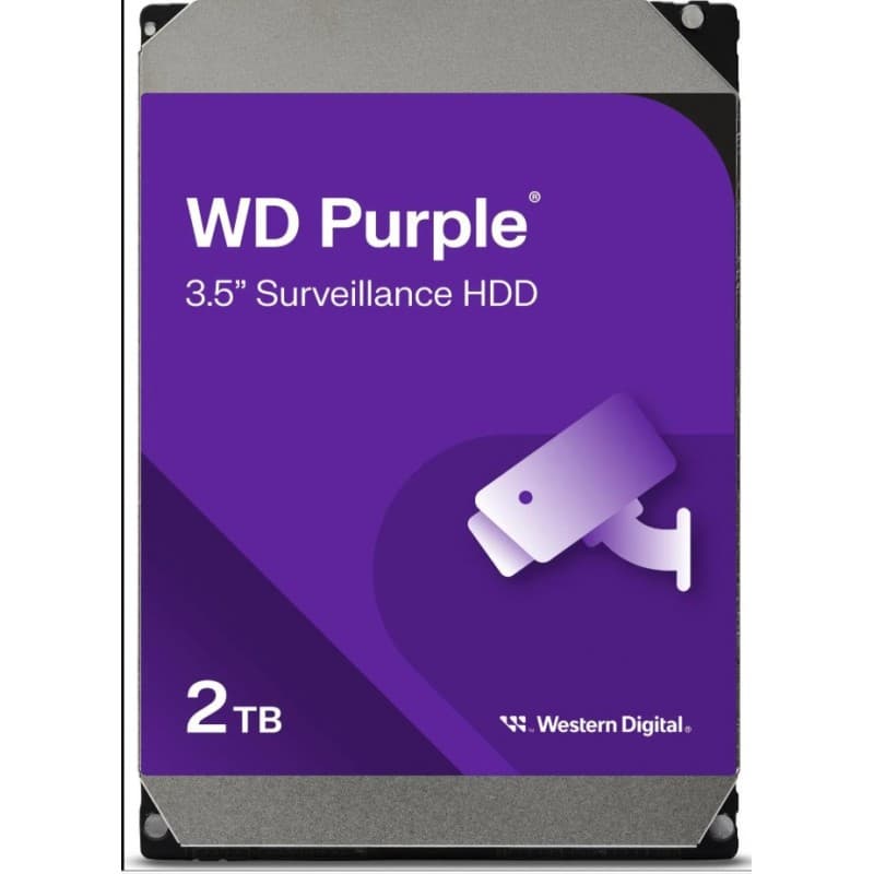 Disco Duro WD Purple 2TB Almacenamiento para Vigilancia Continua