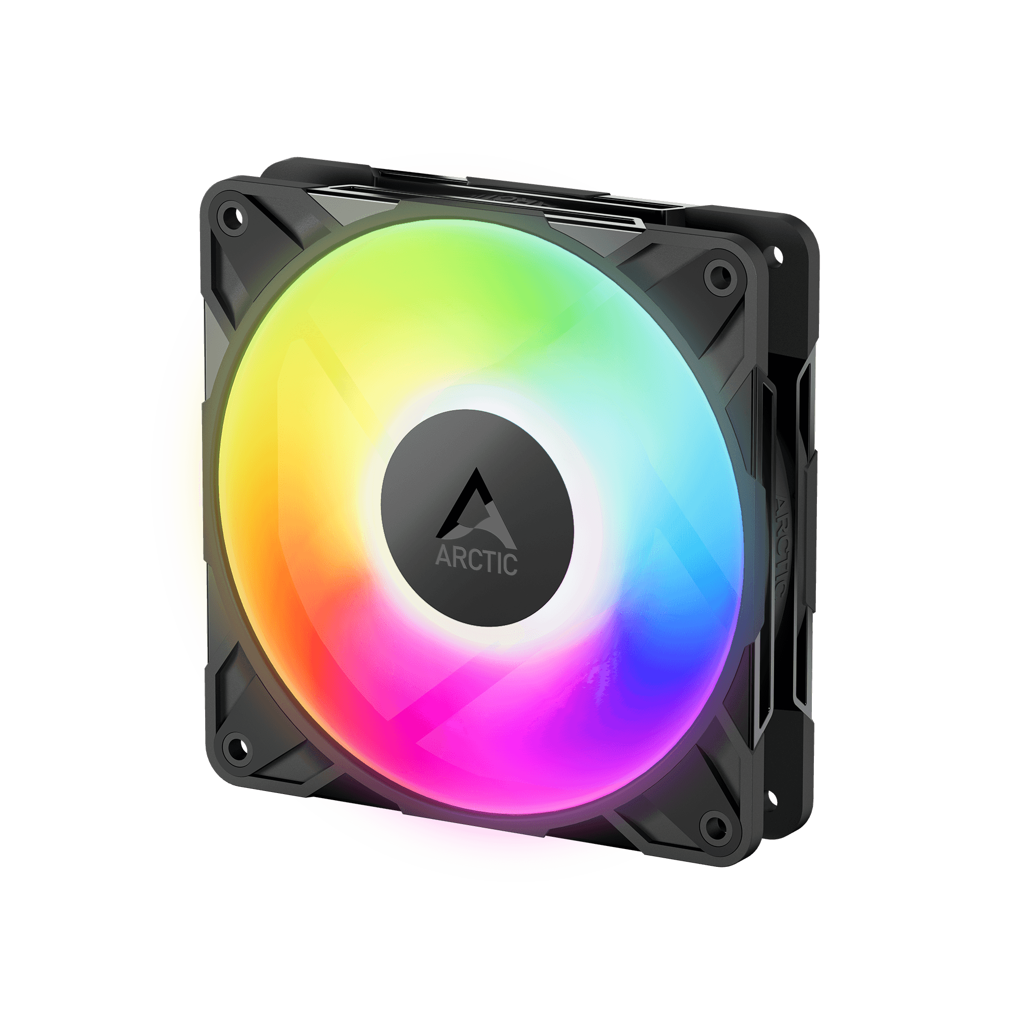 Ventilador ARCTIC P12 Pro PST A-RGB 120mm PWM Alta Presión Negro