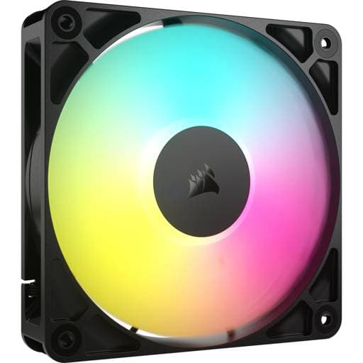 Ventilador Corsair RS120 ARGB 120mm PWM — Alto Flujo, Silencioso